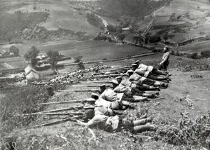 Russische Truppen während des Russisch-Japanischen Krieges, 1904 von Russian Photographer