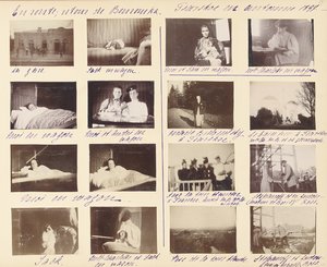 Die russische kaiserliche Familie, Seite aus einem Fotoalbum, ca. 1897-99 (s/w Foto) von Russian Photographer