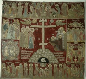 Erscheinung der Jungfrau an St. Sergius von Russian School
