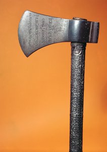 Axt, mit der Peter der Große (1672-1725) am 16. Mai 1703 den ersten Stein bei der Gründung von St. Petersburg legte
