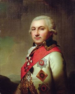 Porträt von Admiral Jose (Osip) de Ribas, nach 1796 von Russian School