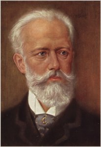 Porträt von Pjotr Iljitsch Tschaikowski