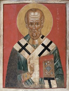 St. Nikolaus, Nowgoroder Schule, ca. 1300