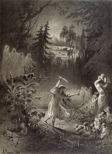 Schreckliche Rache, 1874 von Russian School