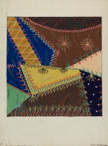 Verrückte Steppdecke