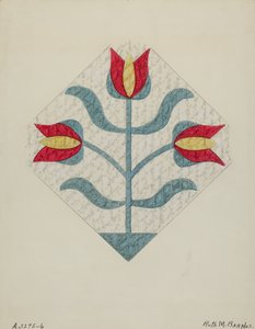 Quilt, ca. 1936 von Ruth M Barnes