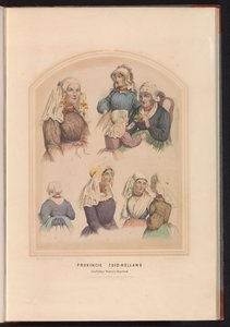 Klederdracht van Overflakkee, Voorne en Oud-Beijerland in Zuid-Holland, 1857