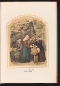 Tracht von Schouwen und Duiveland in Zeeland, 1857