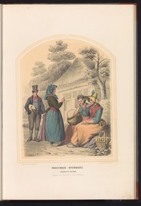Klederdracht van Staphorst en Rouveen in Overijssel, 1857 von Ruurt de Vries