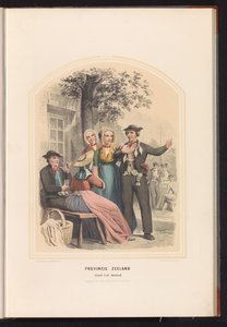Tracht von Süd-Beveland in Zeeland, 1857 von Ruurt de Vries