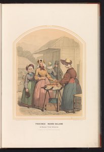 Klederdracht van de Beemster, Purmer en Wormer in Noord-Holland, 1857 von Ruurt de Vries