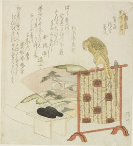 Sekiya, E-awase und Matsukaze, aus der Serie "Die Geschichte von Genji (Genji monogatari)" von Ryuryukyo Shinsai