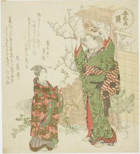 Gelb (Ki), aus der Serie "Fünf Farben (Goshiki no uchi)" von Ryuryukyo Shinsai