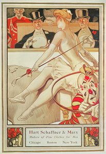 Poster zur Werbung für Hart Schaffner & Marx, Hersteller feiner Kleidung für Männer, ca. 1925 von S.N. Abbott