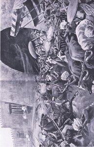 Indischer Aufstand: Wie sie kämpften, um den Aufstand in Hindustan niederzuschlagen, Illustration aus British Battles on Land and Sea, 1915 von S. Begg