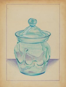 Glasbehälter von S. Brodsky