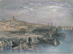 Melun, 1835 von S Fisher