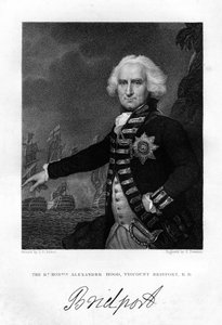 Admiral Alexander Hood 1726-1814, 1. Viscount Bridport, 1837