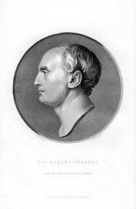 Sir Robert Strange, schottischer Künstler, 1870