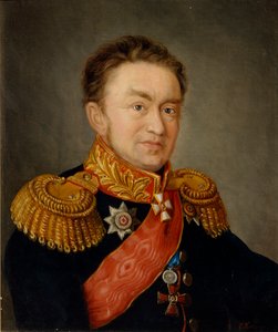 Porträt von Pavel Nikolayevich Choglokov 1772-1832, 1820er Jahre von S. Komenko