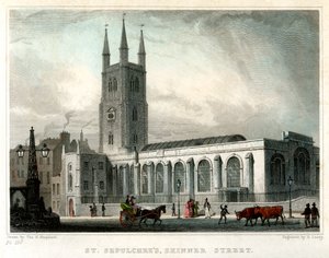 St Sepulchres Kirche, Skinner Street, London von S. Lacey