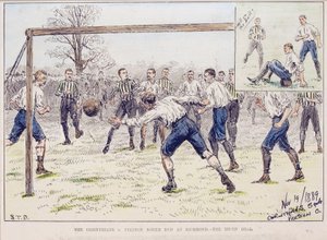 Die Korinther gegen Preston North End in Richmond - Das dritte Tor, aus 