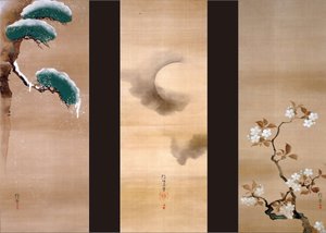 Schnee, Mond und Blumen von Sakai Hoitsu