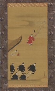 Aktivitäten der zwölf Monate Tsukinami-e, späte 1790er Jahre von Sakai Hoitsu
