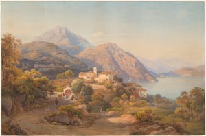 Ein Sommerabend am Lago Maggiore von Salomon Corrodi