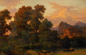 Italienische Landschaft von Salomon Corrodi