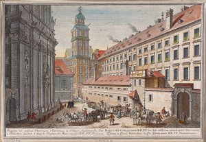Die Dominikanerkirche mit Sternwarte in der Postgasse von Salomon Kleiner