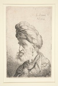 Büste eines Mannes mit Turban