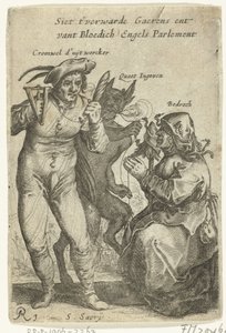 Karikatur von Cromwell, ca. 1652-1654