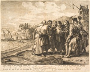 St. Peter findet das Tributgeld in einem Fisch