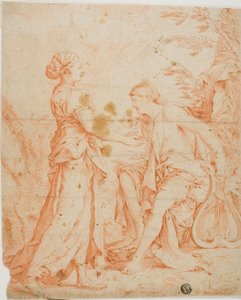 Apollo und die Kumeische Sibylle von Salvator Rosa