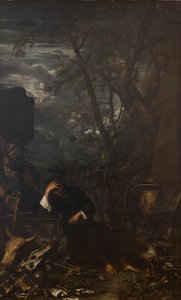 Demokrit in Meditation von Salvator Rosa