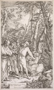 Diogenes und sein Becher, 1662 von Salvator Rosa