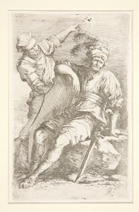 Diverse Figuren (Suite) von Salvator Rosa