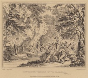 Johannes der Täufer predigt in der Wüste, Matthäus