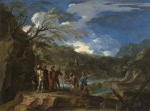 Polykrates und der Fischer, ca. 1664
