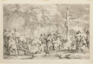 Die Kreuzigung des Polykrates von Salvator Rosa