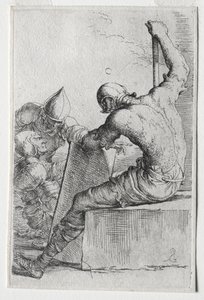 Die Figurinen-Serie: Figurine, 1656-57 von Salvator Rosa