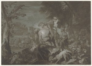 Der Abschied von Jakob und Rachel von Salvatore Castiglione
