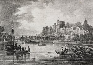 Ansicht von Windsor Castle, England, Vereinigtes Königreich