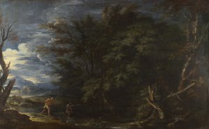 Landschaft mit Merkur und dem unehrlichen Holzfäller