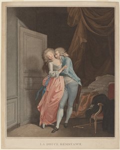 Süßer Widerstand (La douce resistance) von Salvatore Tresca after Louis Léopold Boilly