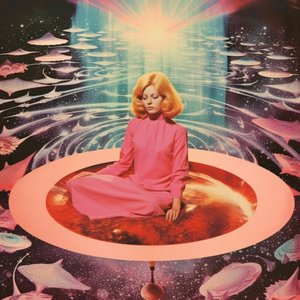 Kosmische Meditationsfrau