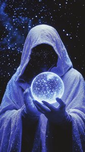 Kosmischer Zauberer Kugel