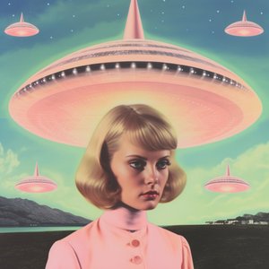 Retro-Alien-Begegnung