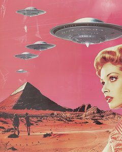 Retro UFO-Invasion